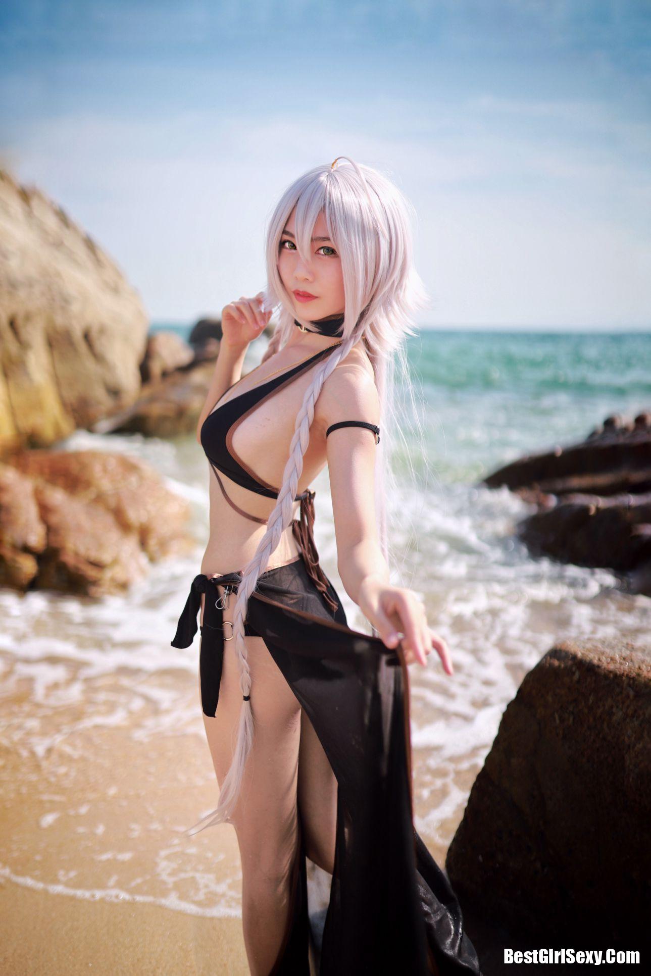 Coser@抖娘-利世 黑贞德泳装