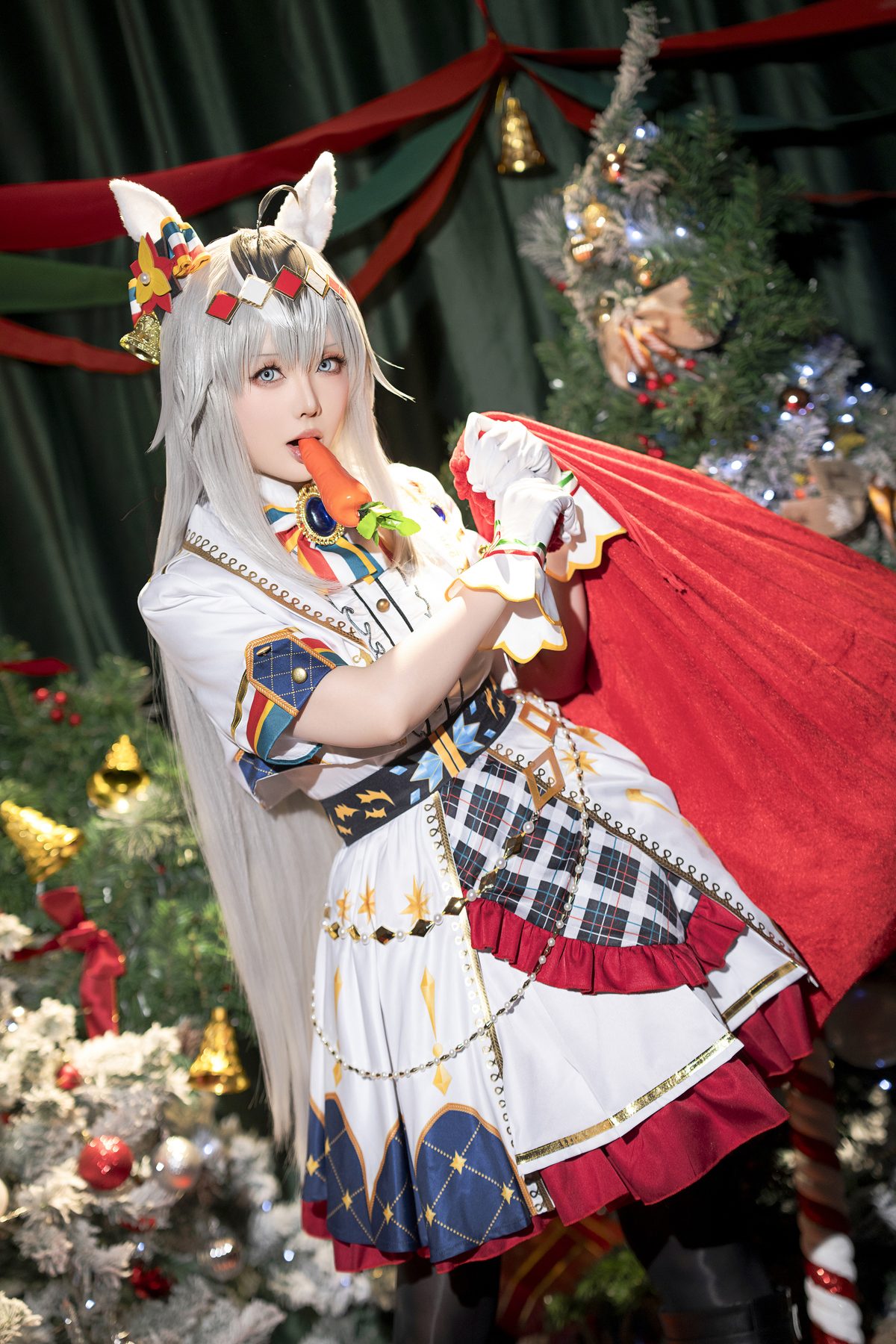 Coser@星之迟迟Hoshilily – 2023年12月计划赠品 赛马娘 小栗帽 圣诞衣装