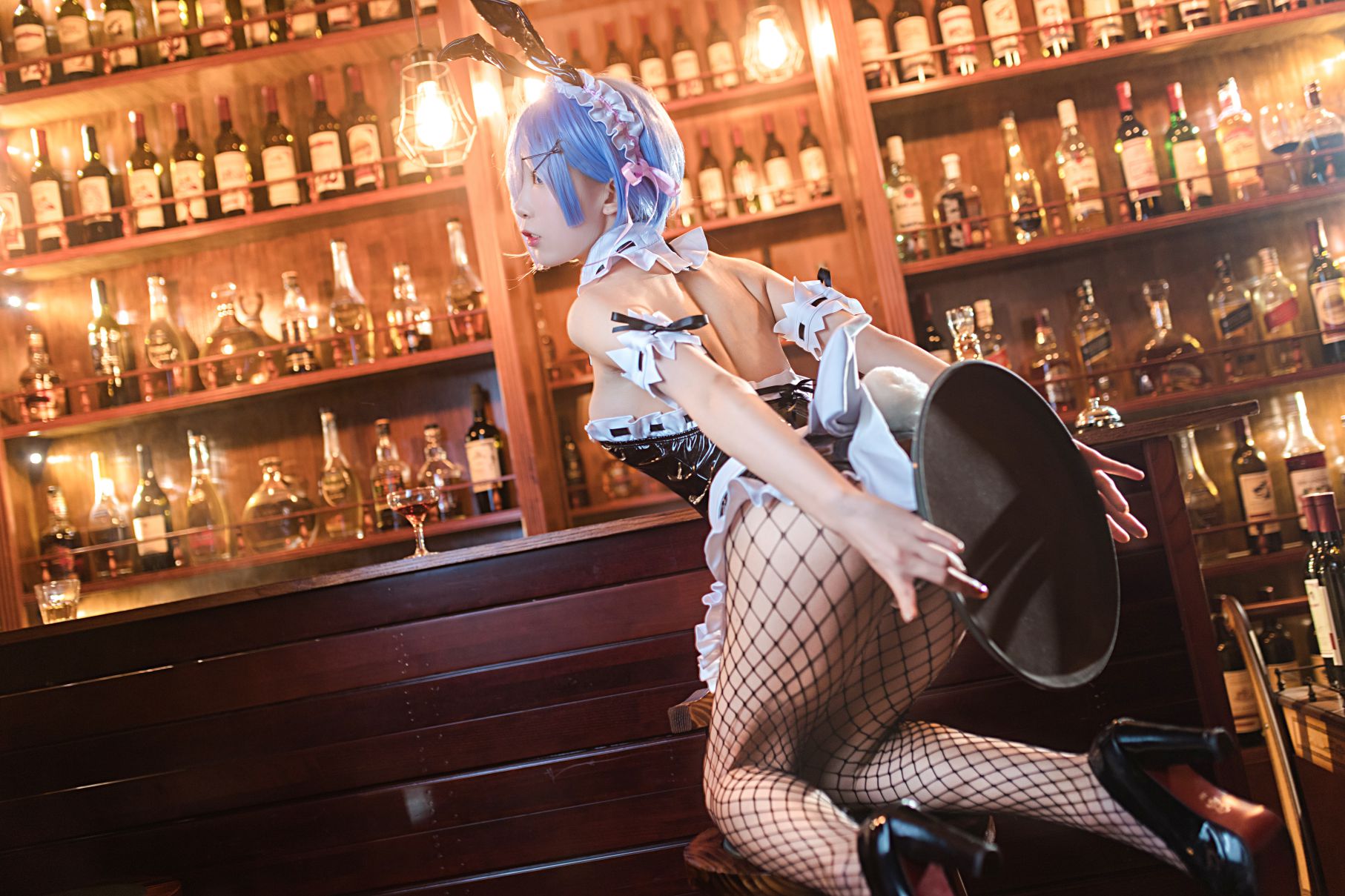 Coser@水淼Aqua Vol.025 蕾姆 兔女郎