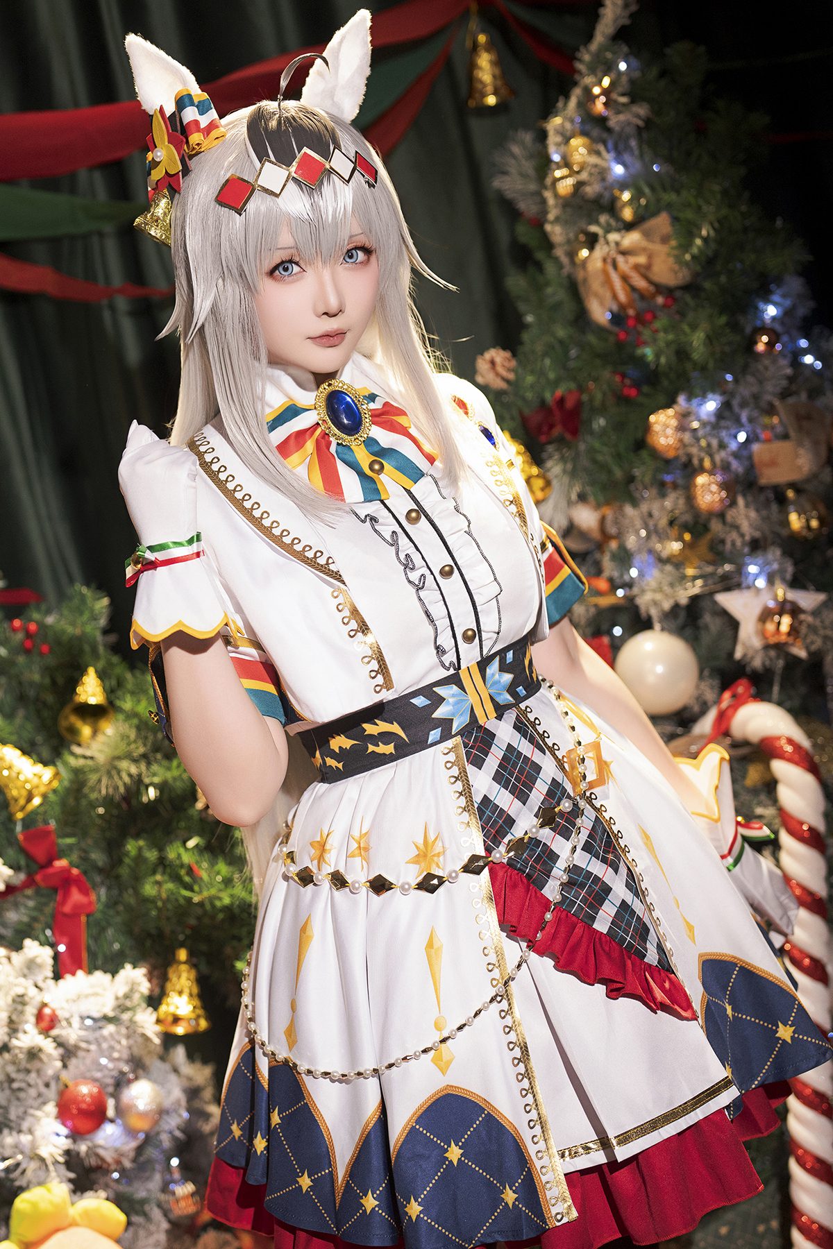 Coser@星之迟迟Hoshilily – 2023年12月计划赠品 赛马娘 小栗帽 圣诞衣装