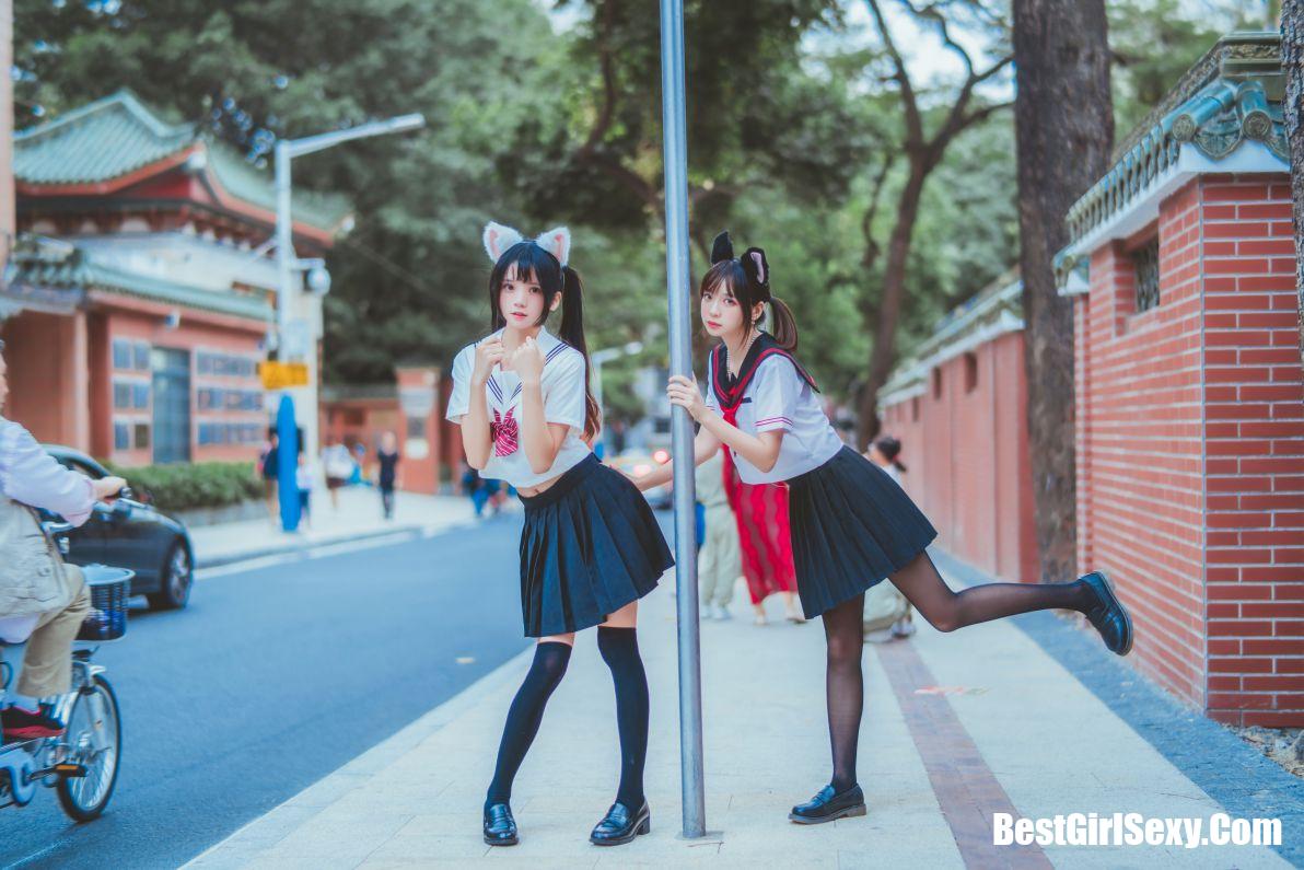 Coser@桜桃喵 Vol.003 JK百合2