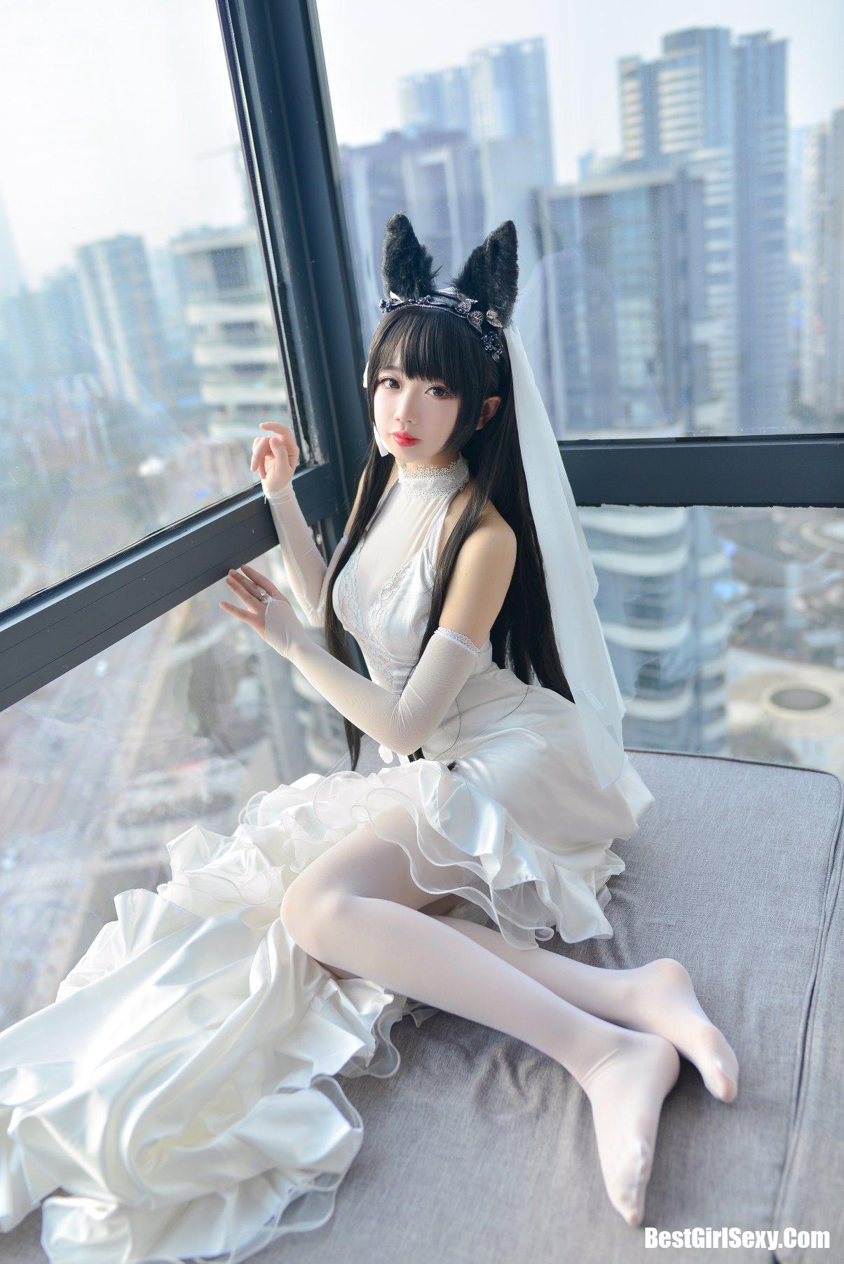 Coser@雪琪SAMA Vol.008 爱宕婚纱