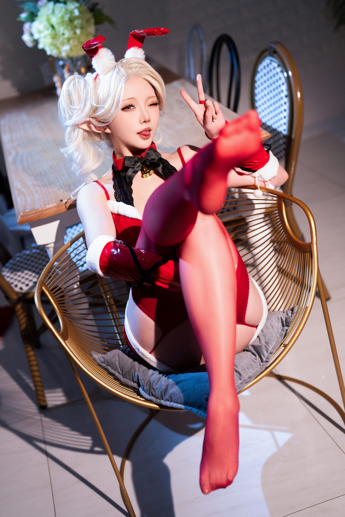 Coser@星之迟迟Hoshilily – 圣诞精灵篇C 礼物袋 Part1