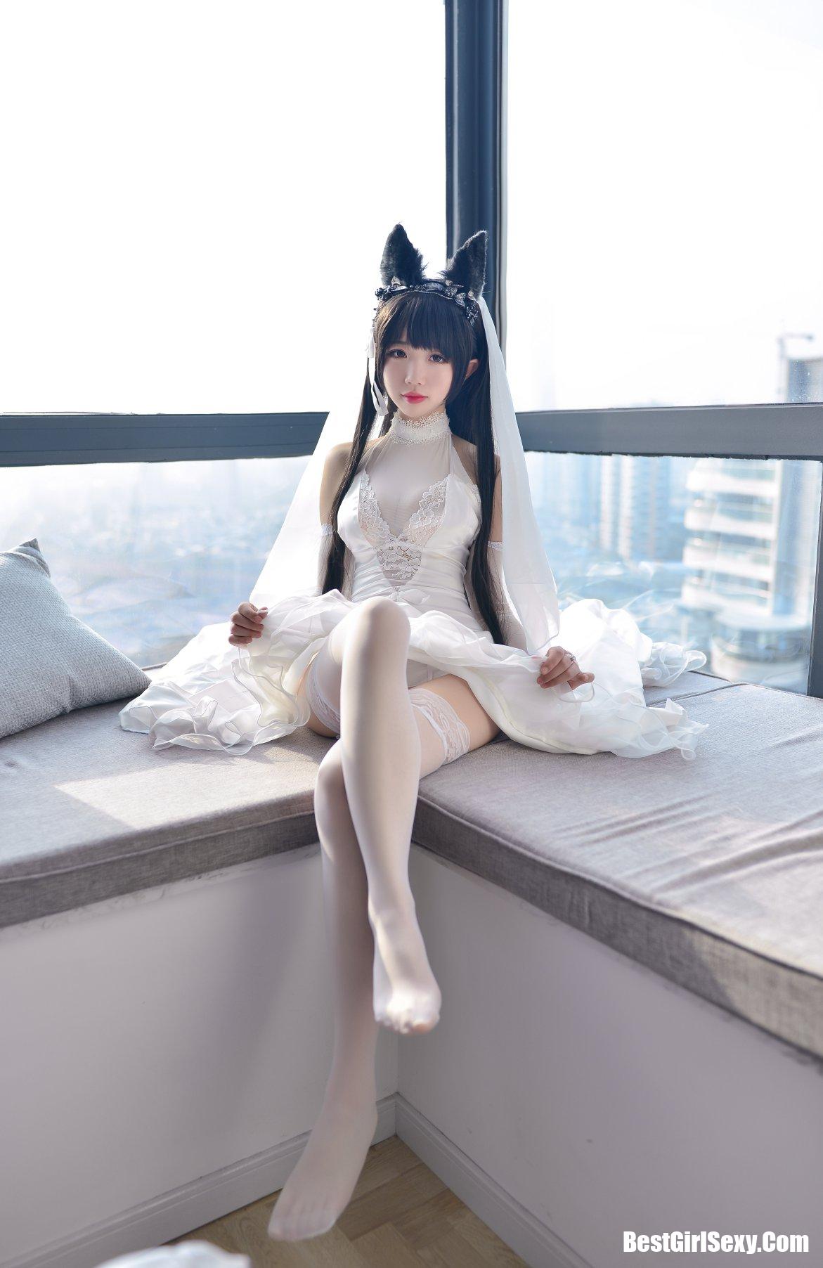 Coser@雪琪SAMA Vol.008 爱宕婚纱