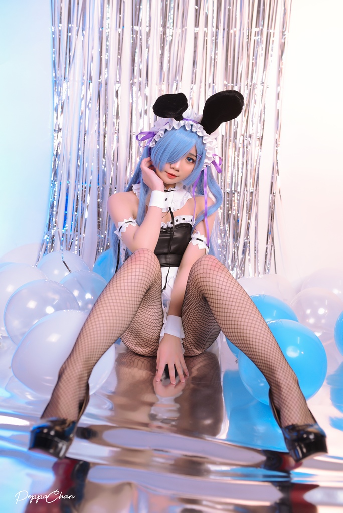 PoppaChan – Rem Bunny [37P]