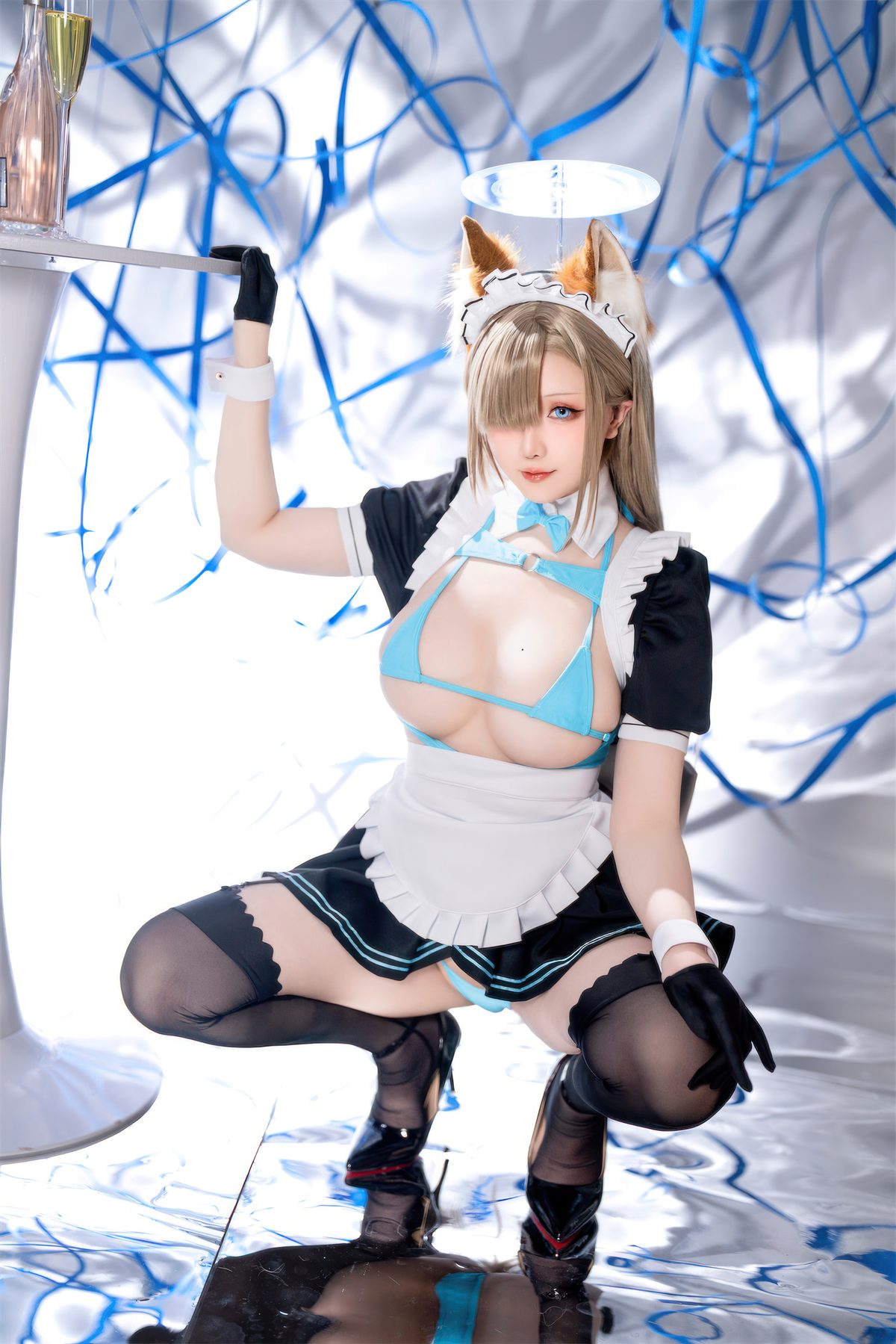 Coser@星之迟迟Hoshilily – 2023年12月计划C – 明日奈同人女仆 Part2
