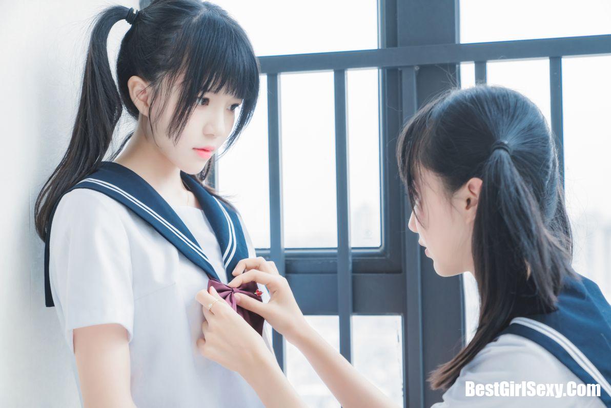 Coser@桜桃喵 Vol.047 制服双子