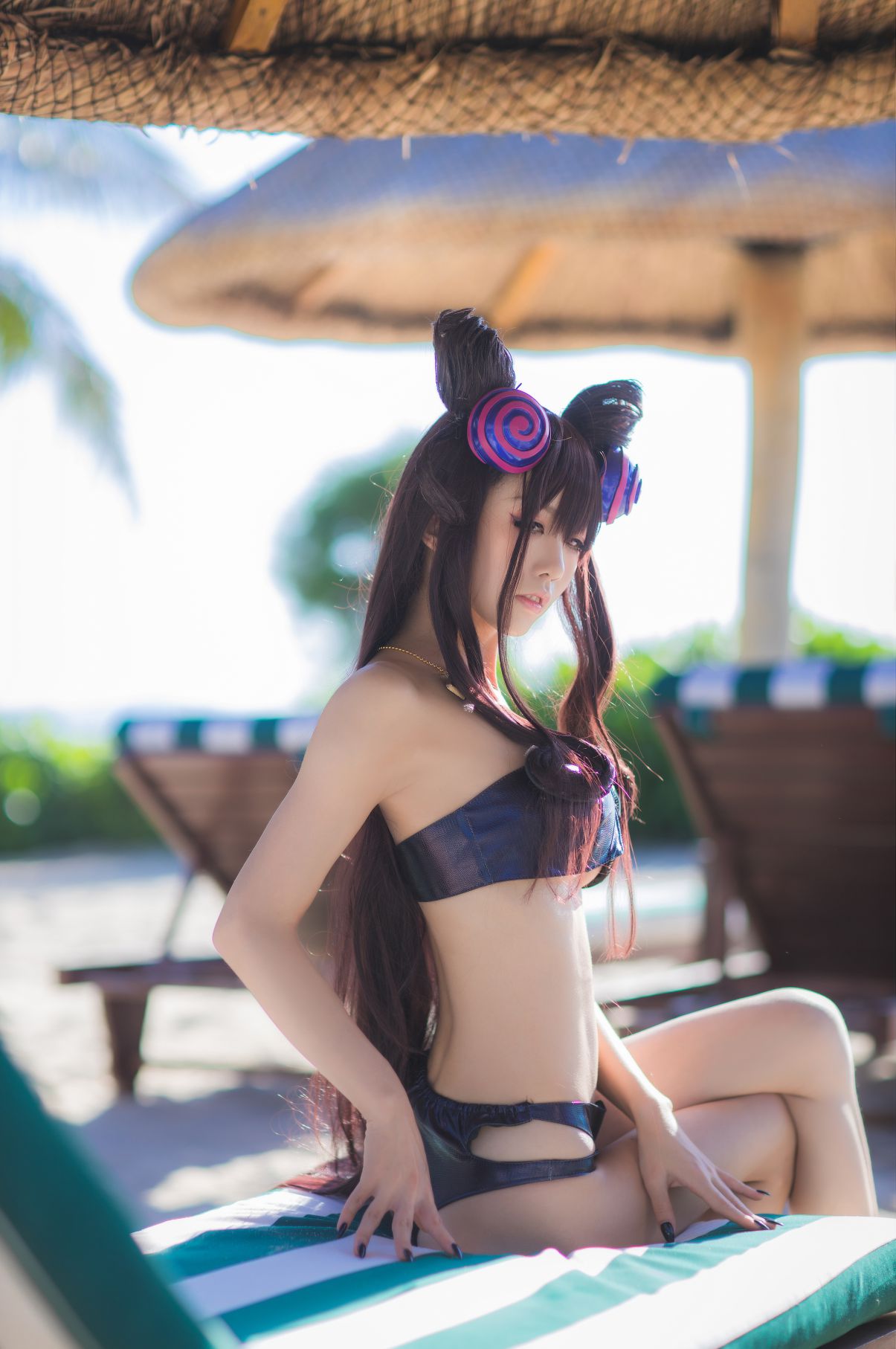 Coser@水淼Aqua Vol.051 紫式部水着Ver