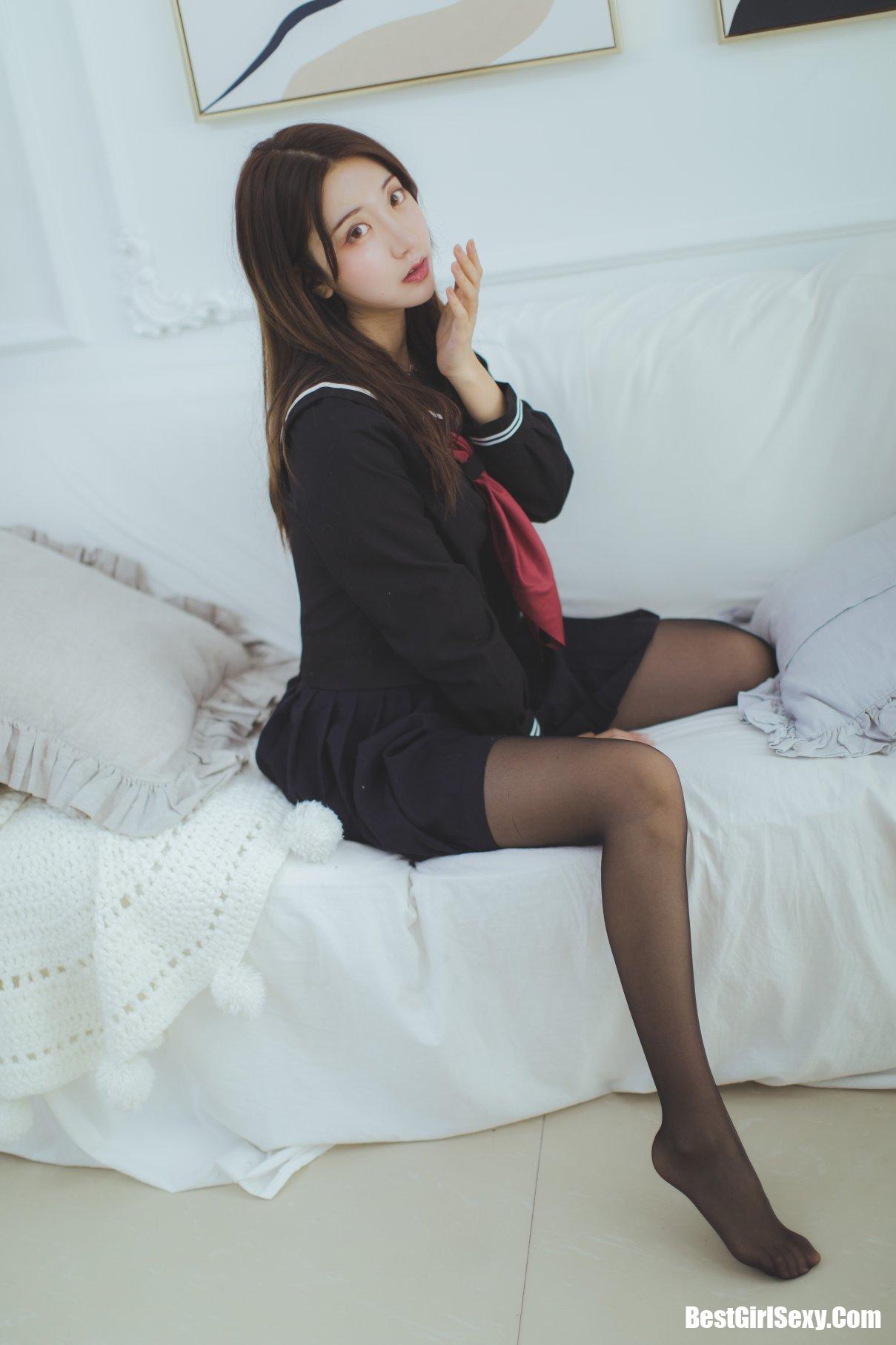 Coser@黑川 Vol.018 黑色JK服