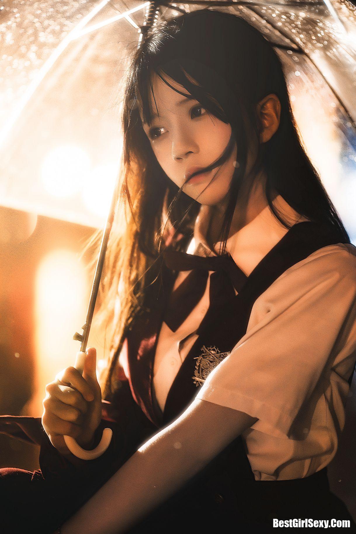 Coser@桜桃喵 Vol.089 桜桃未熟3 雨下