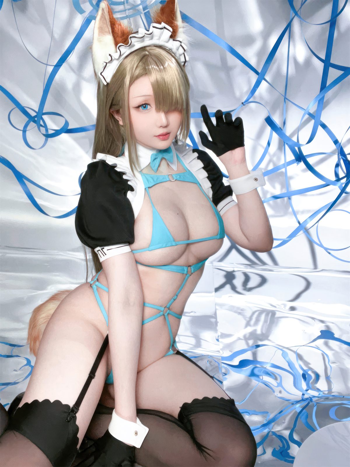 Coser@星之迟迟Hoshilily – 2023年12月计划C – 明日奈同人女仆 Part2