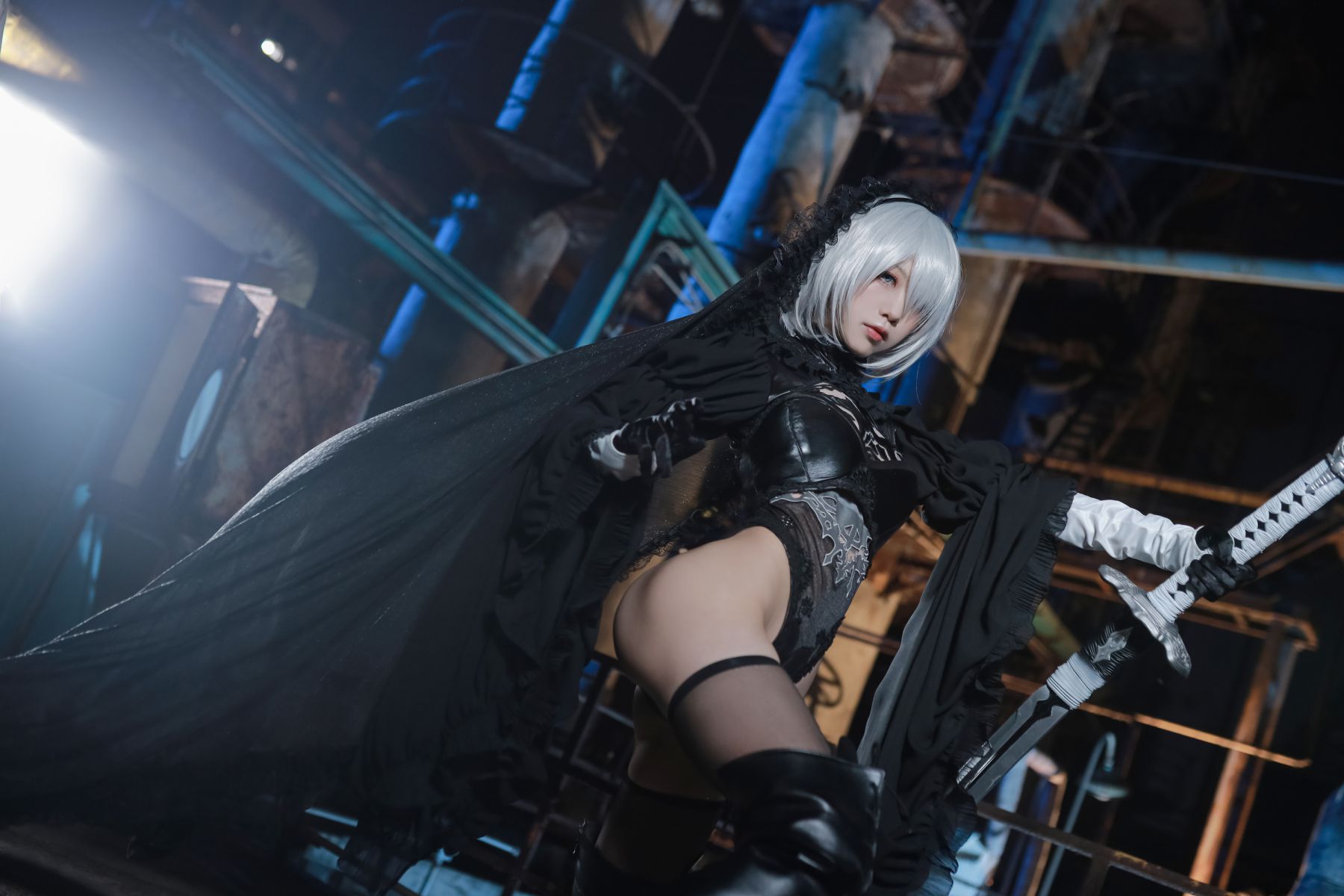 Coser@水淼Aqua Vol.039 Black and white 2B