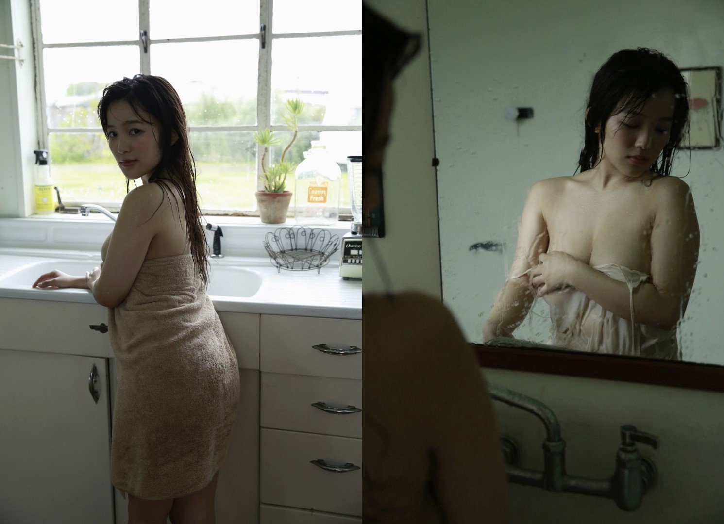 天木じゅん びしょびしょ爆乳天使 [42P]