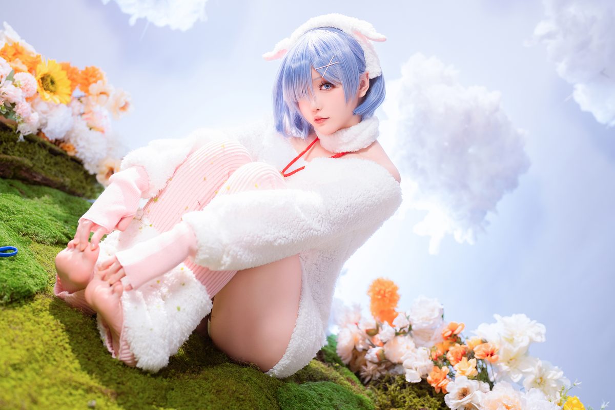 Coser@星之迟迟Hoshilily – 2024年01月计划赠品 RE 0 蕾姆 绵羊ver