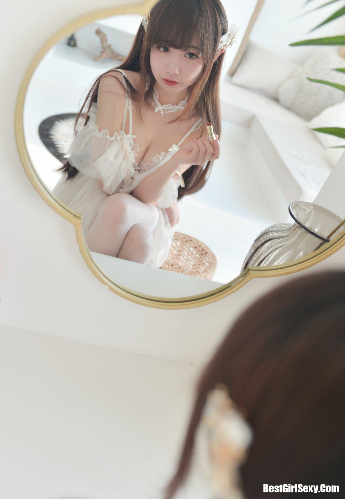 Coser@雪琪SAMA Vol.033 白色内衣