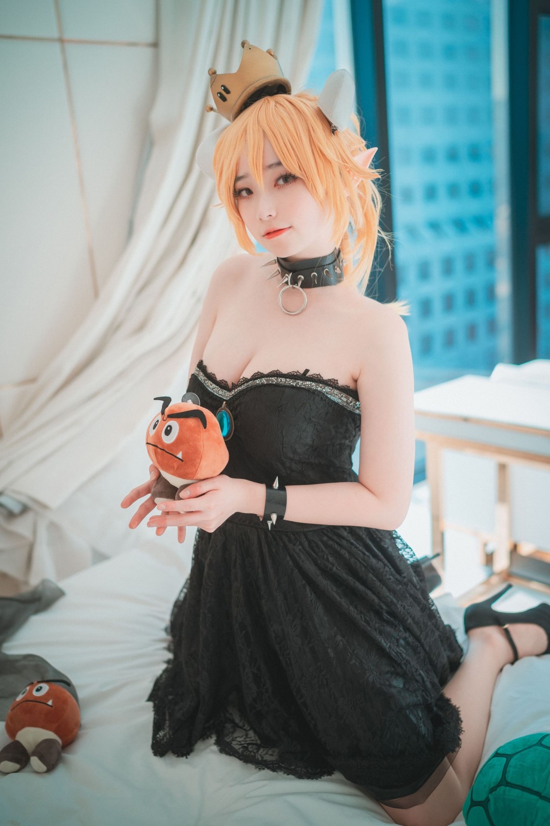 [DJAWA] BamBi - Halloween with Bowsette photo set