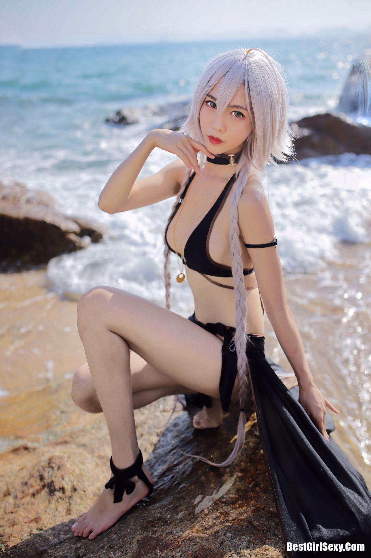 Coser@抖娘-利世 黑贞德泳装