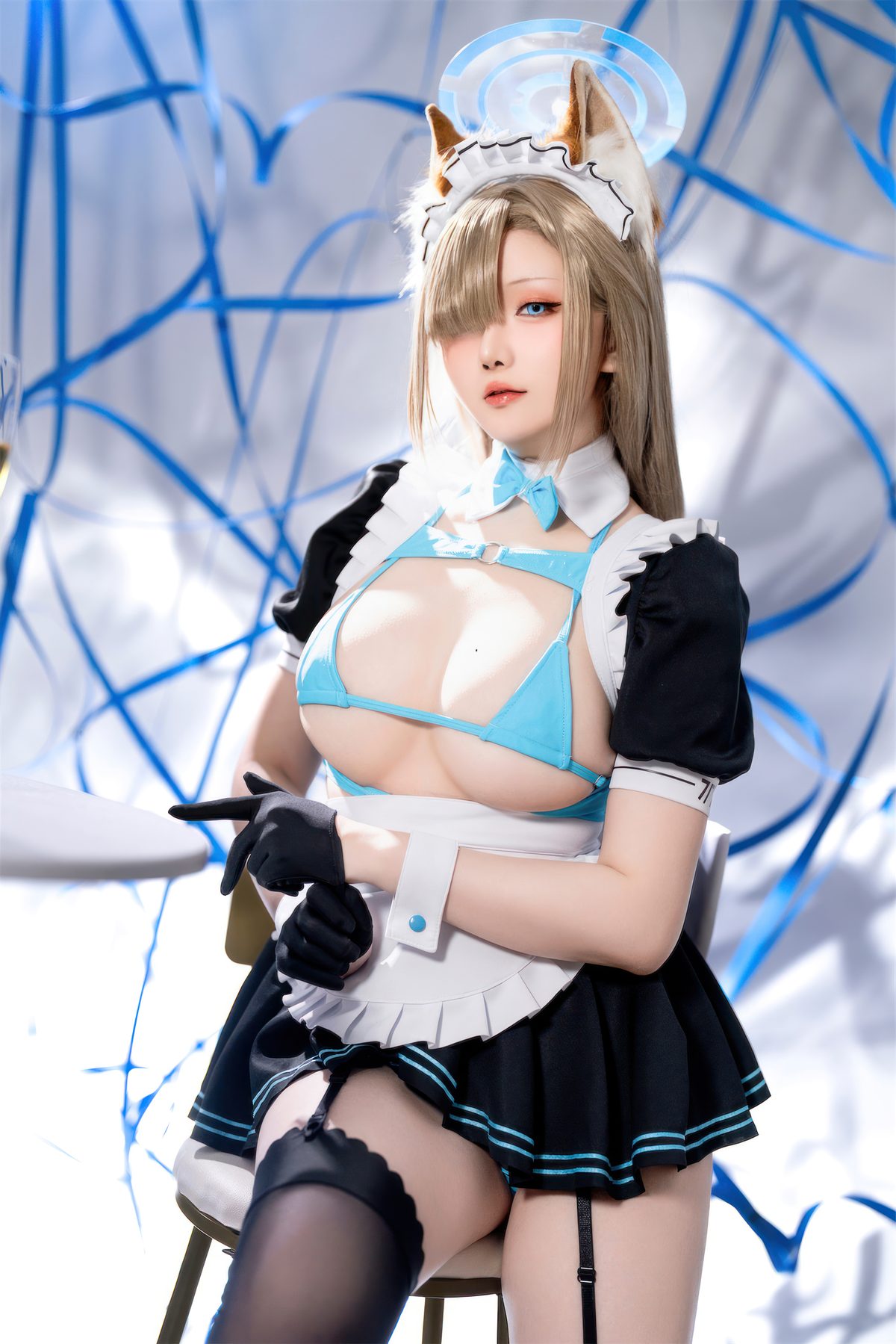Coser@星之迟迟Hoshilily – 2023年12月计划C – 明日奈同人女仆 Part2