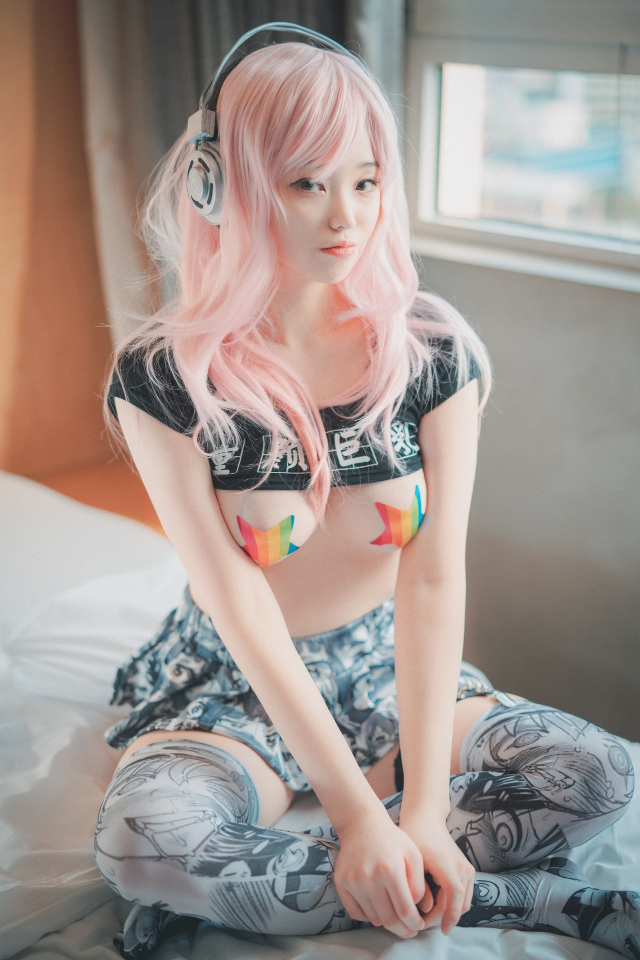 Bambi 밤비, [DJAWA] Sonico w_ Micro-top (Super Sonico) [35P]