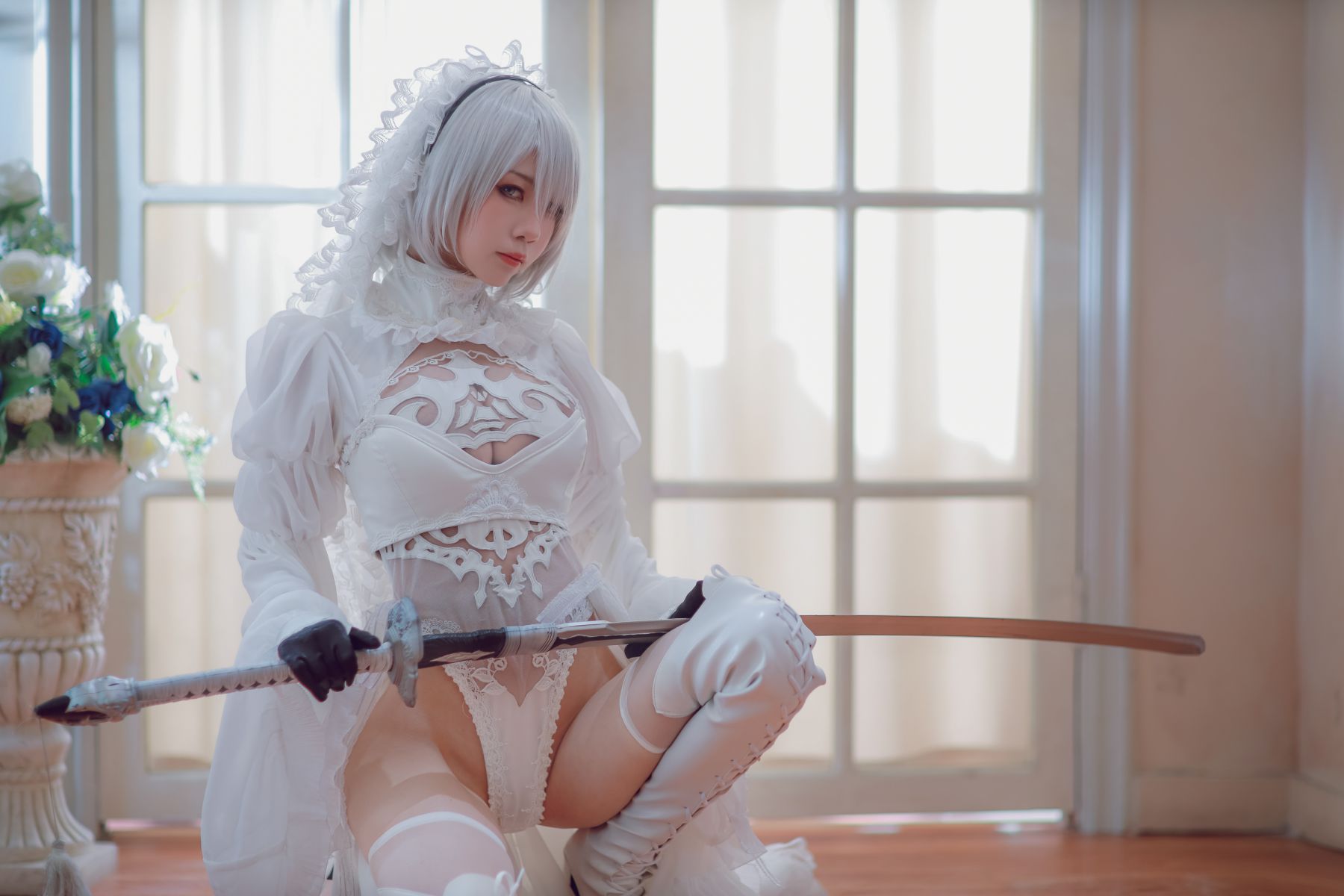 Coser@水淼Aqua Vol.039 Black and white 2B