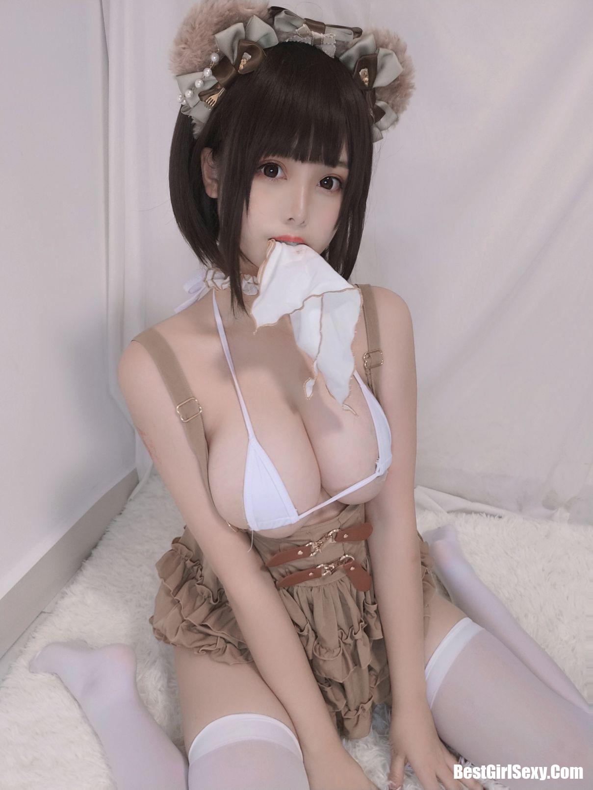 Coser@蜜汁猫裘 Vol.060 小熊