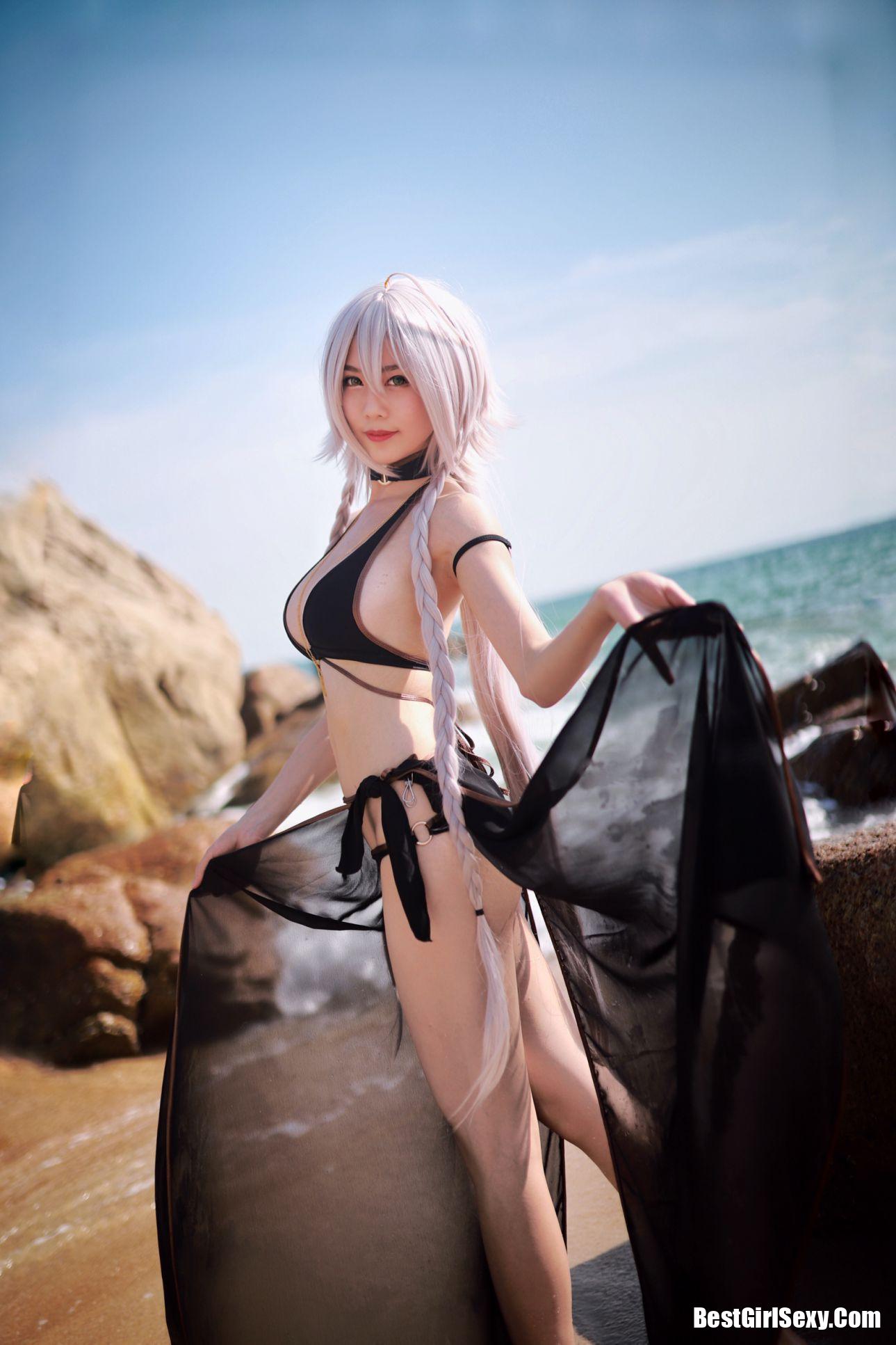 Coser@抖娘-利世 黑贞德泳装