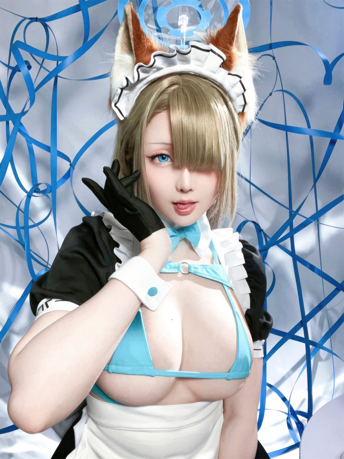 Coser@星之迟迟Hoshilily – 2023年12月计划C – 明日奈同人女仆 Part2
