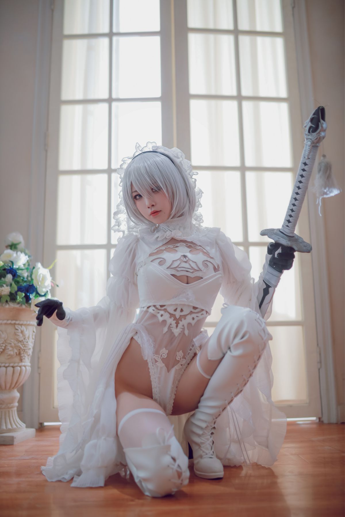 Coser@水淼Aqua Vol.039 Black and white 2B