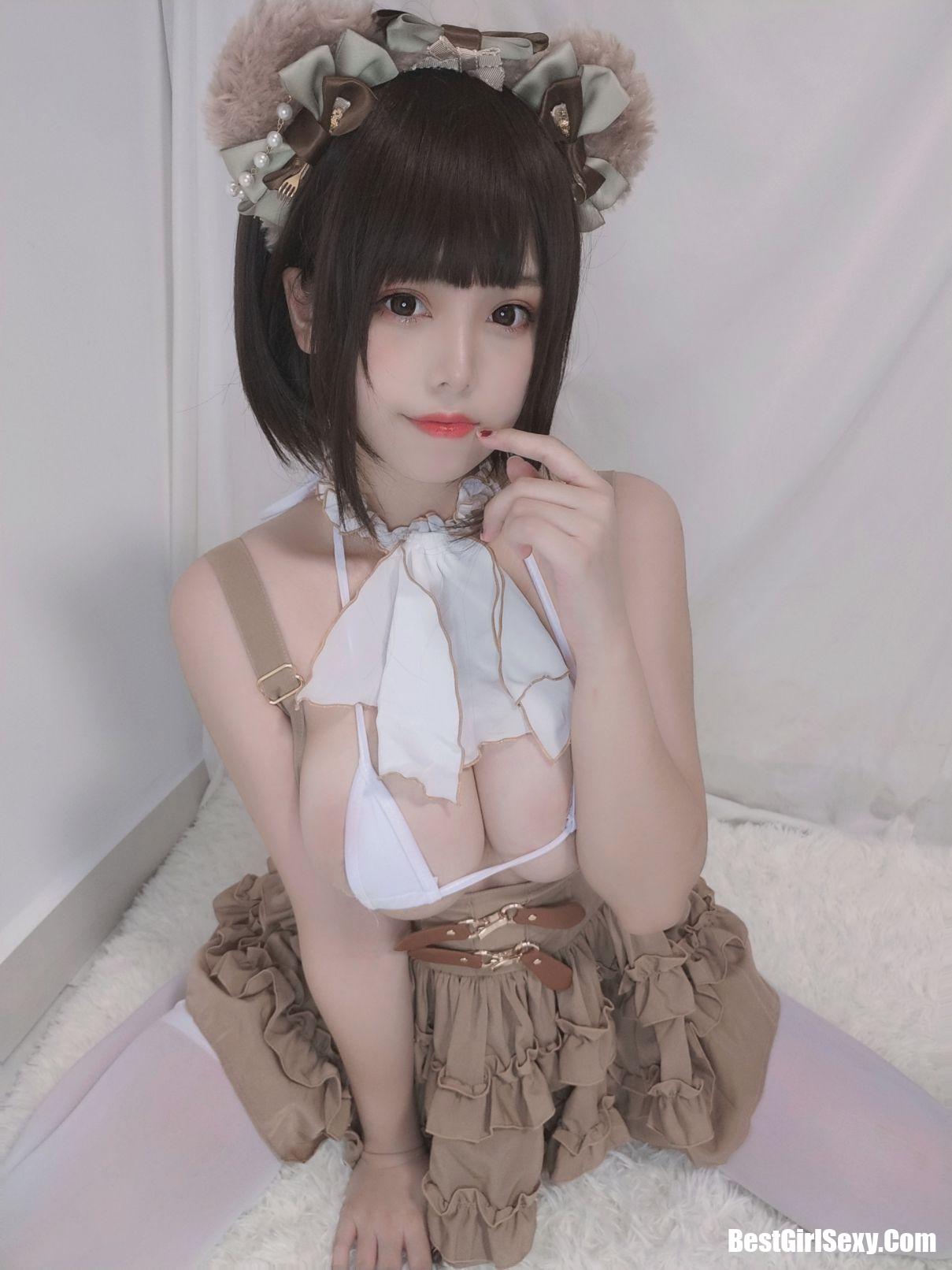 Coser@蜜汁猫裘 Vol.060 小熊