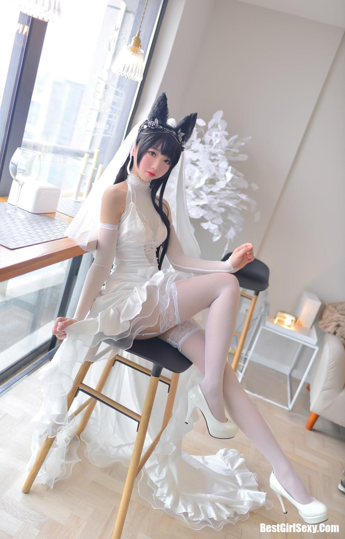 Coser@雪琪SAMA Vol.008 爱宕婚纱