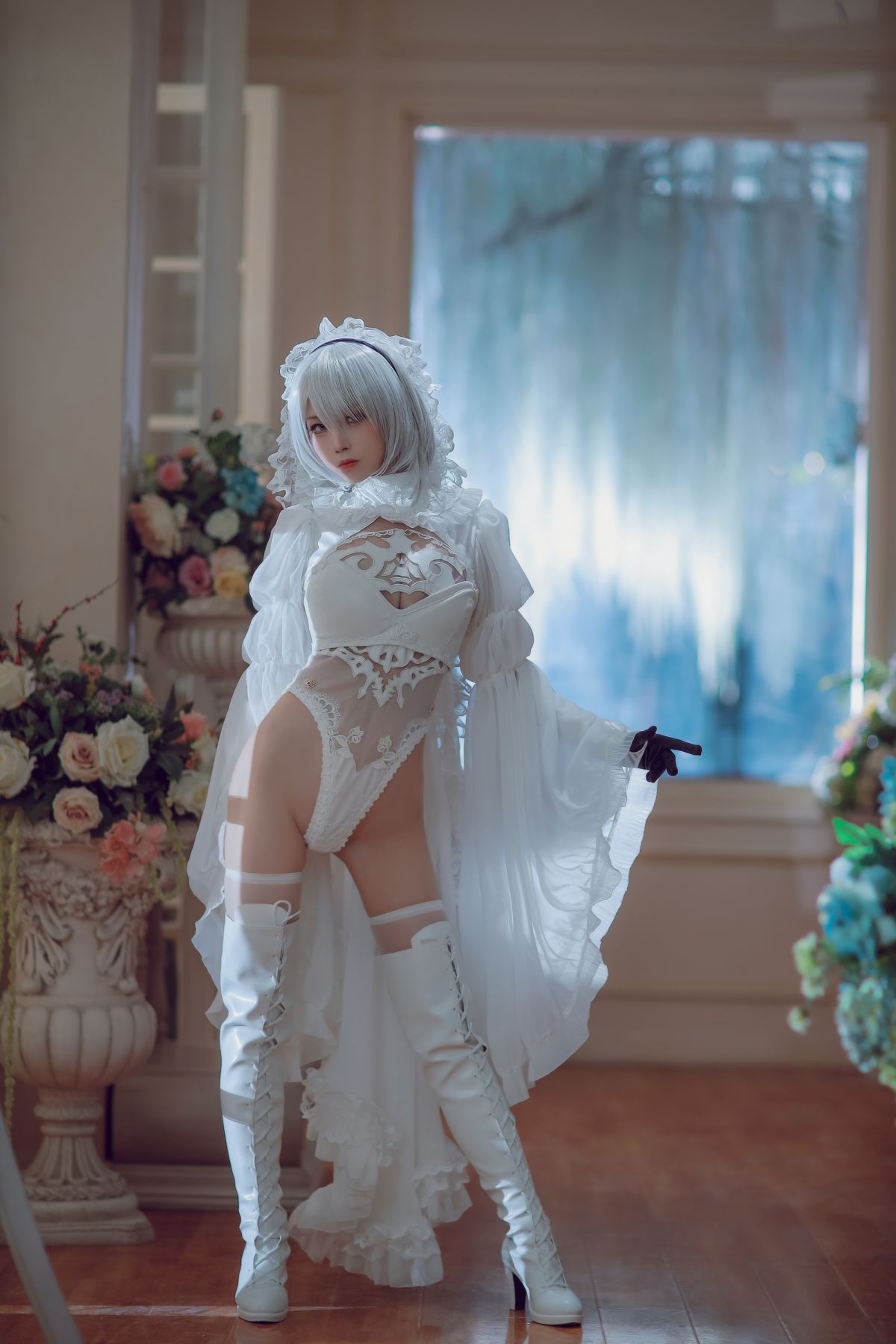 Coser@水淼Aqua Vol.039 Black and white 2B