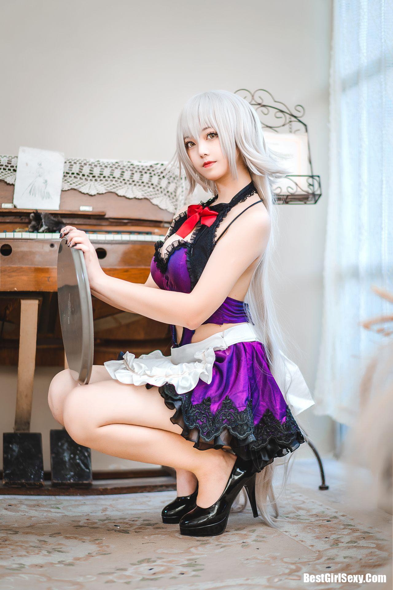 Coser@蜜汁猫裘 Vol.046 贞德女仆