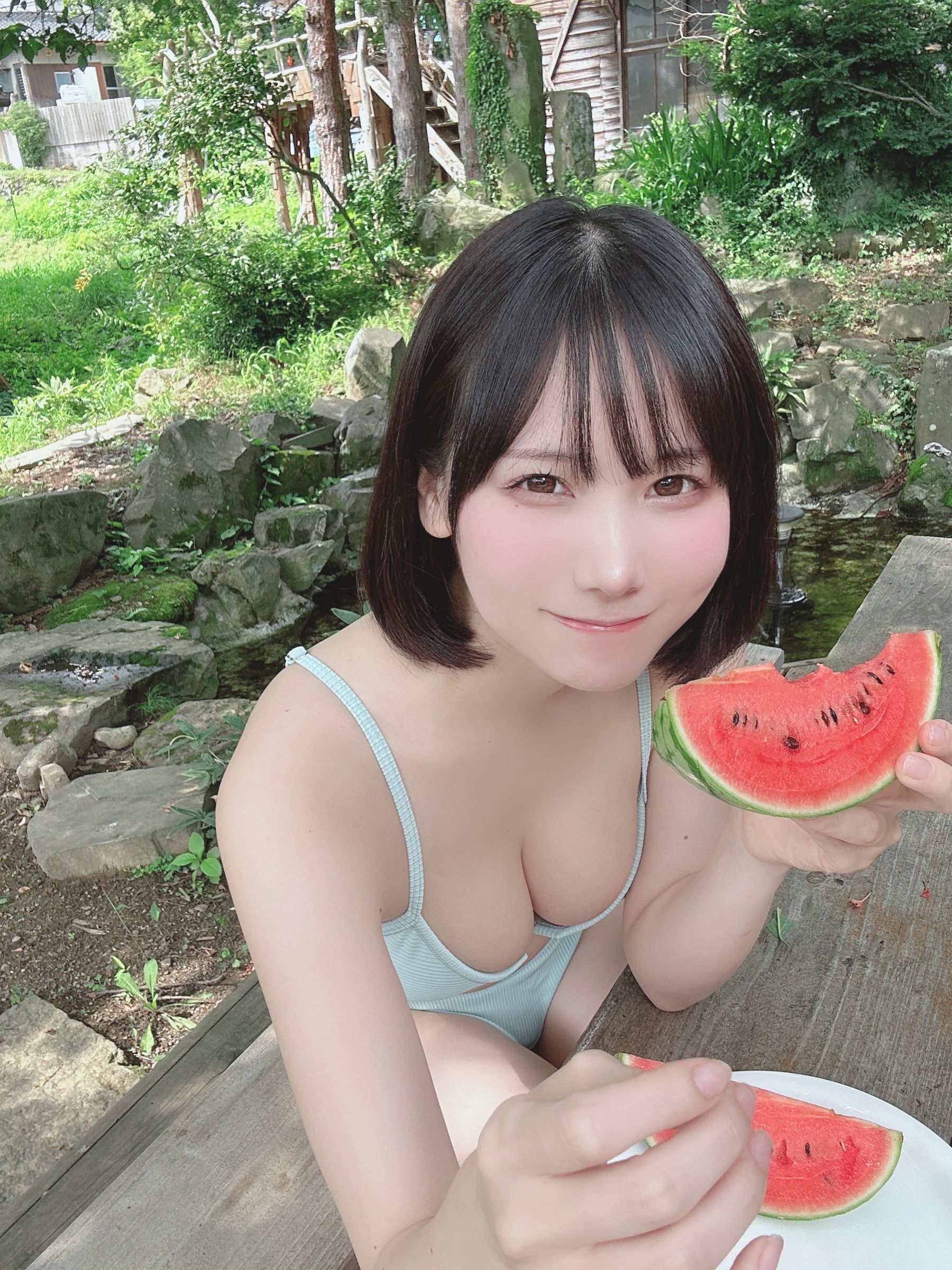 日本甜美COSERけんけん[fantia] 2023.08 田舎ビキニ [16P]