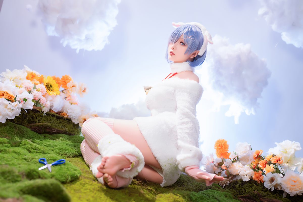 Coser@星之迟迟Hoshilily – 2024年01月计划赠品 RE 0 蕾姆 绵羊ver