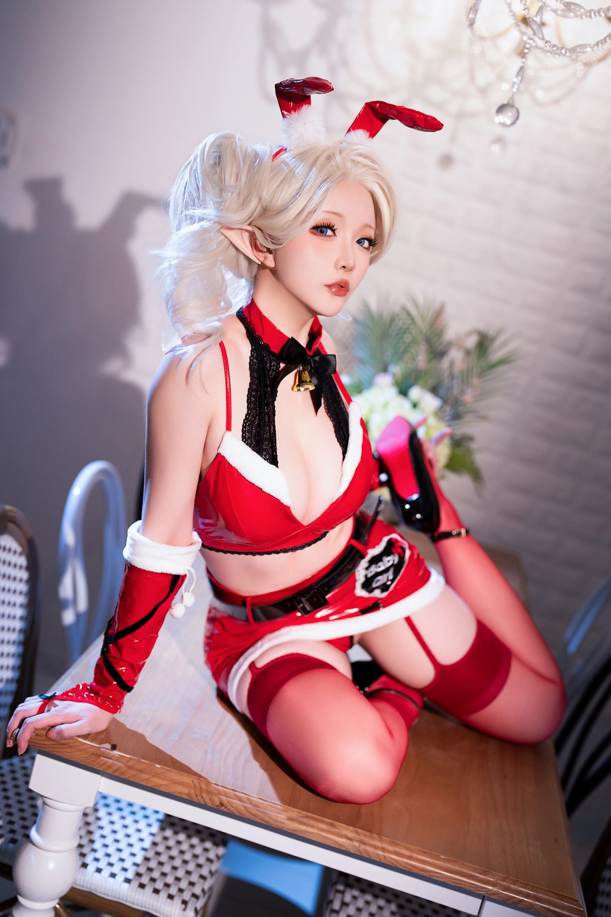 Coser@星之迟迟Hoshilily – 圣诞精灵篇C 礼物袋 Part2