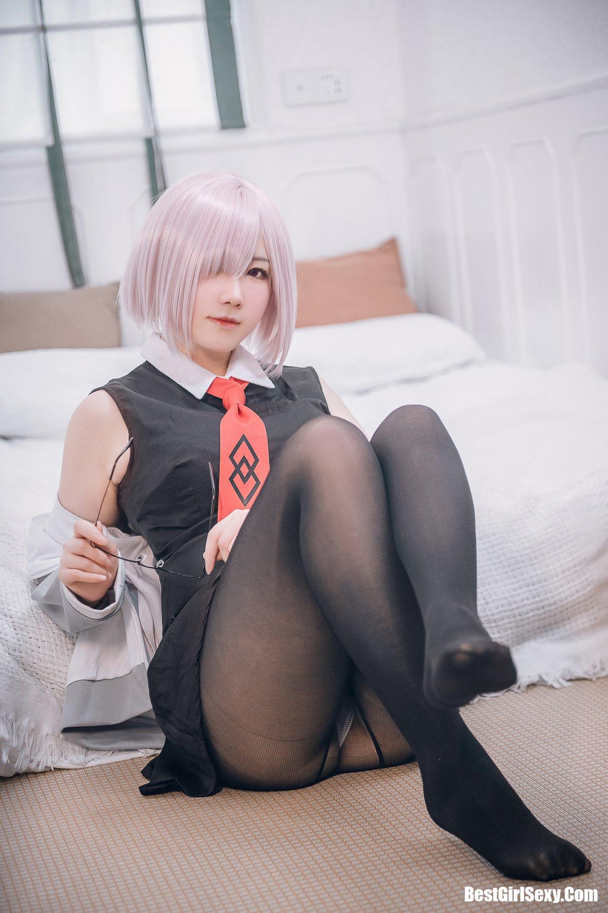 Coser@微肉感萌妹是本末末 玛修常服 猫咪下着