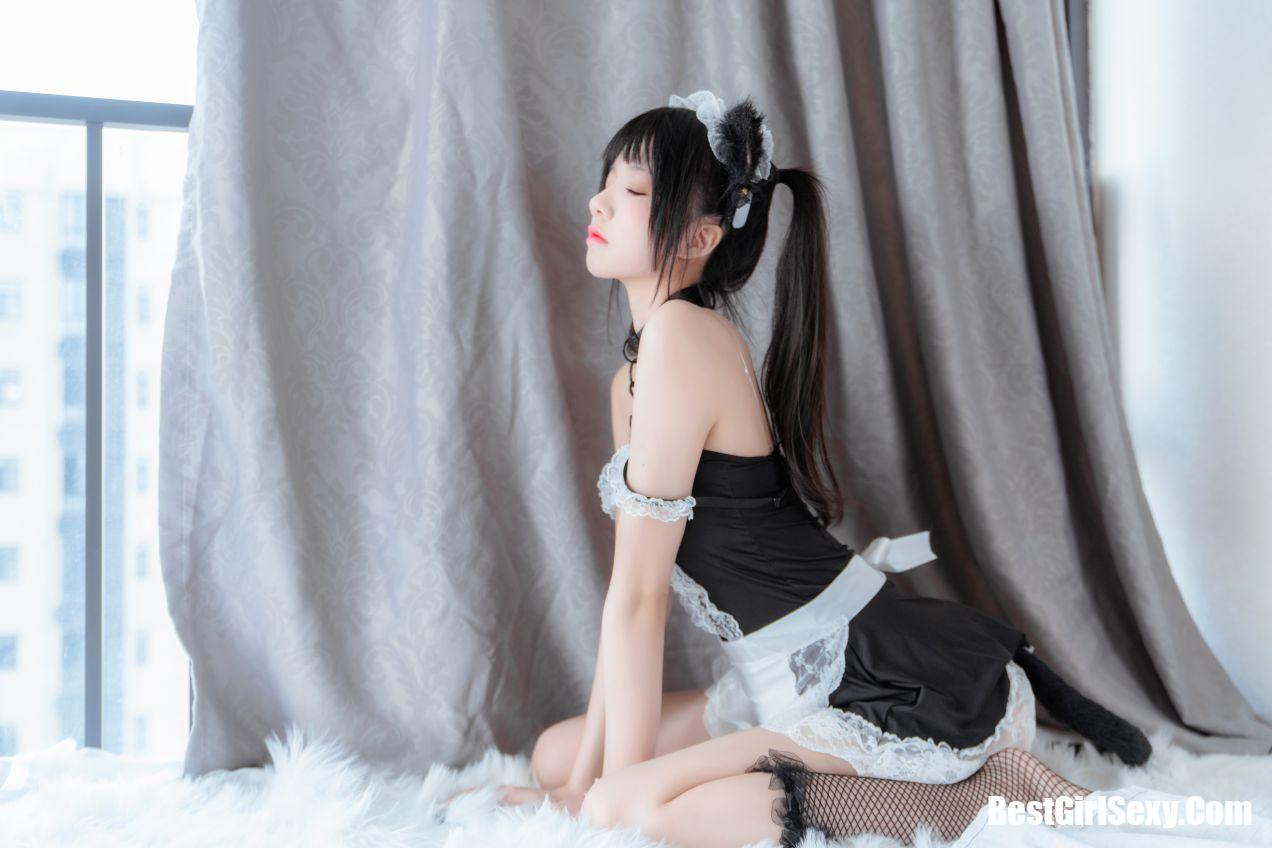 Coser@桜桃喵 Vol.021 黑猫妹抖(黑猫女仆)