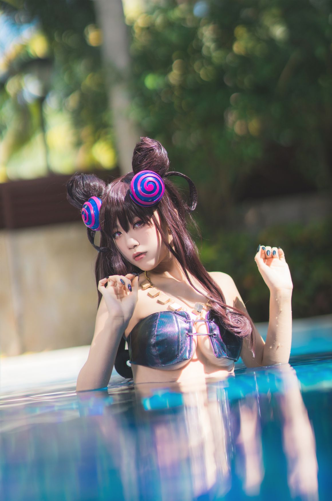 Coser@水淼Aqua Vol.051 紫式部水着Ver