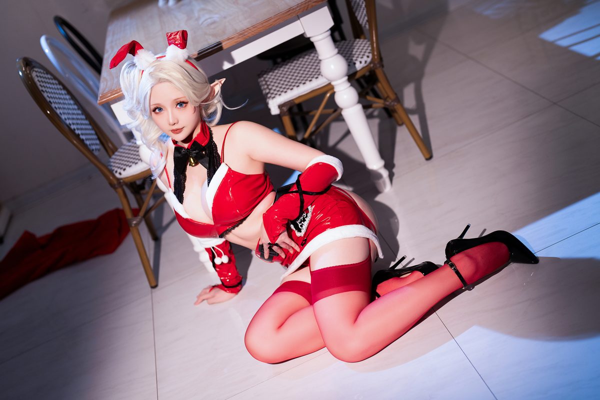 Coser@星之迟迟Hoshilily – 圣诞精灵篇C 礼物袋 Part1