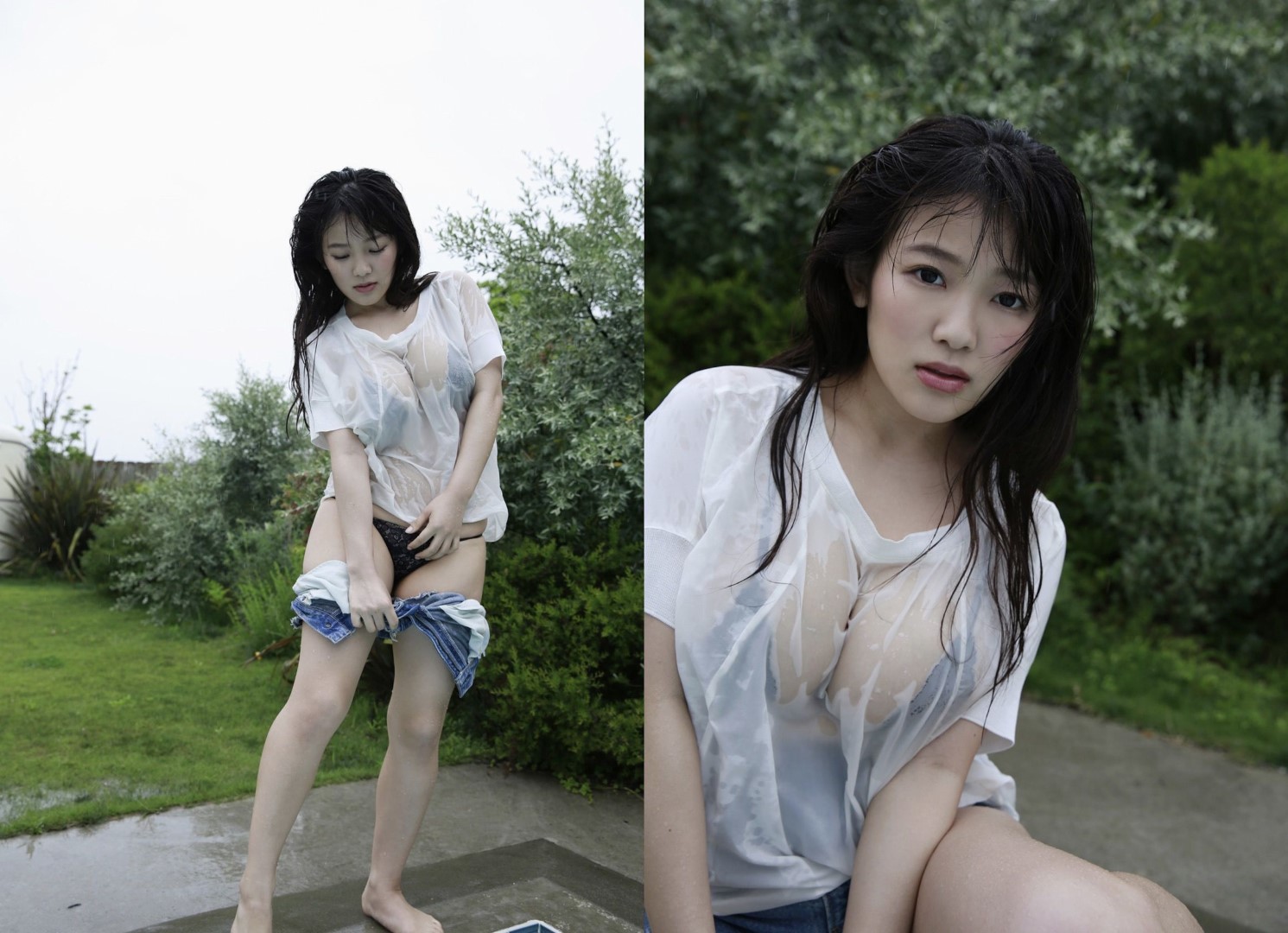 天木じゅん びしょびしょ爆乳天使 [42P]