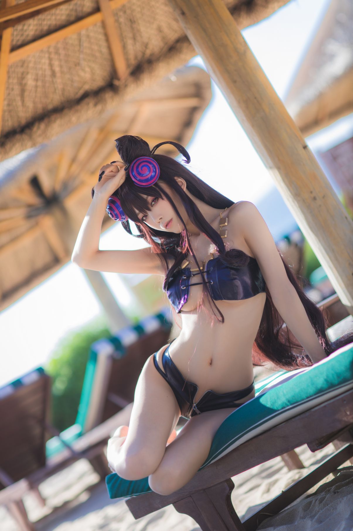 Coser@水淼Aqua Vol.051 紫式部水着Ver