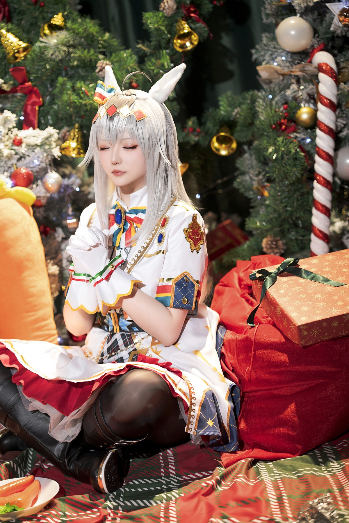 Coser@星之迟迟Hoshilily – 2023年12月计划赠品 赛马娘 小栗帽 圣诞衣装