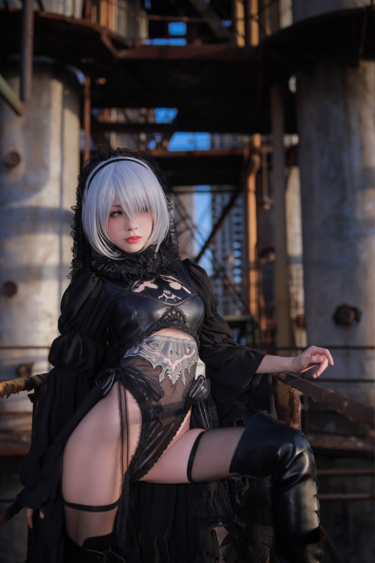 Coser@水淼Aqua Vol.039 Black and white 2B