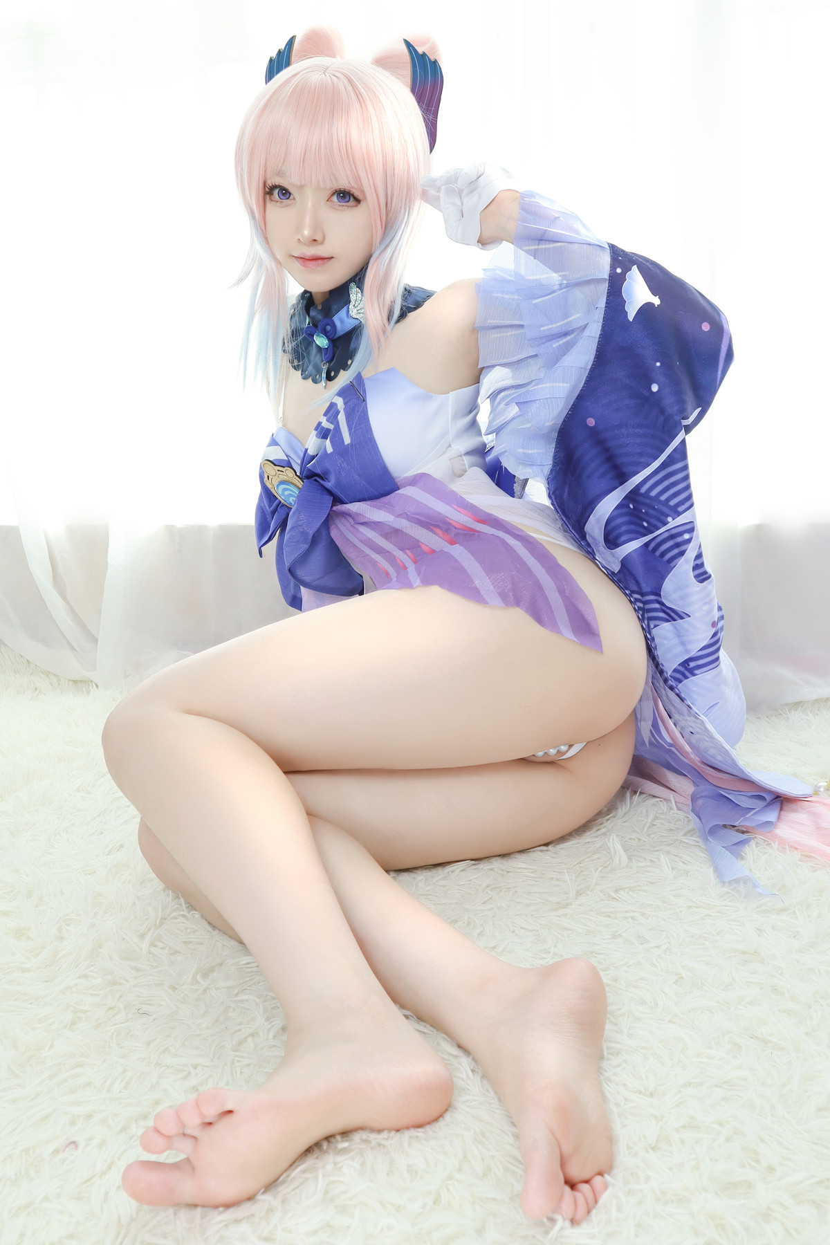 Cosplay Asagiriai愛ちゃん 原神 珊瑚宫心海 [42P]