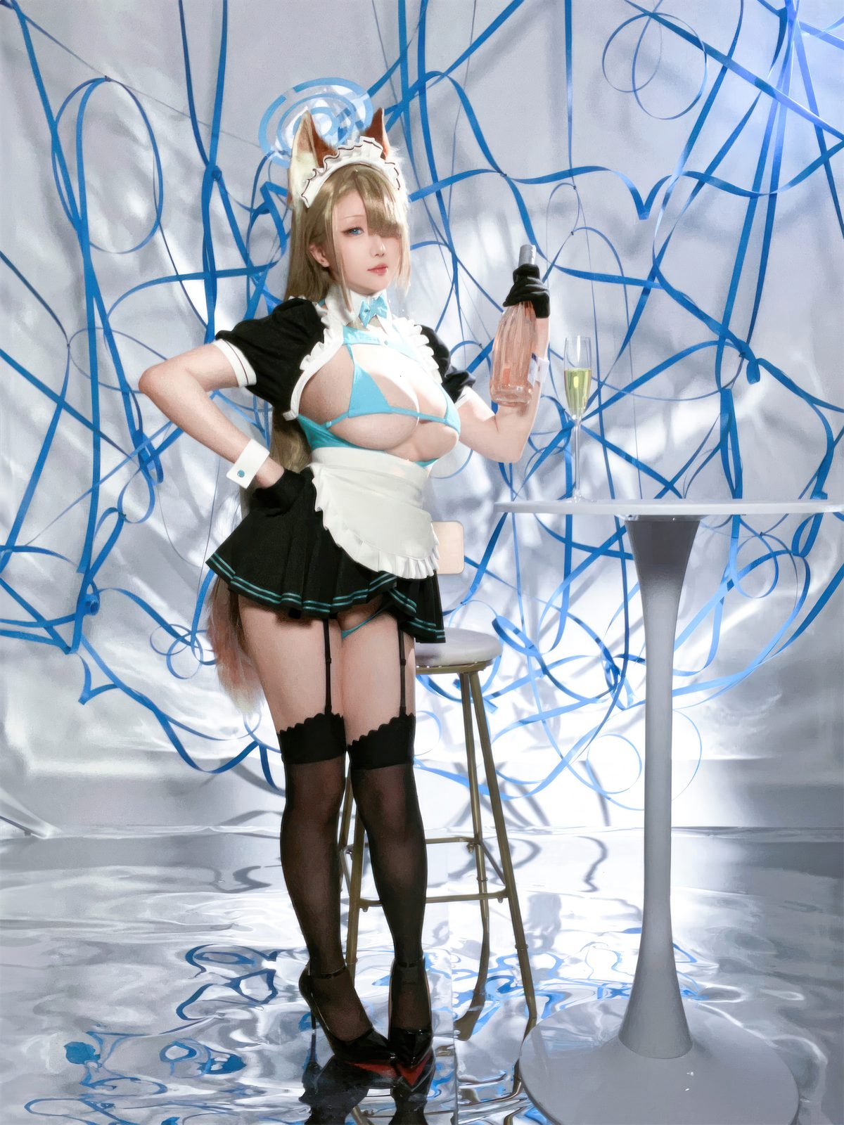 Coser@星之迟迟Hoshilily – 2023年12月计划C – 明日奈同人女仆 Part2
