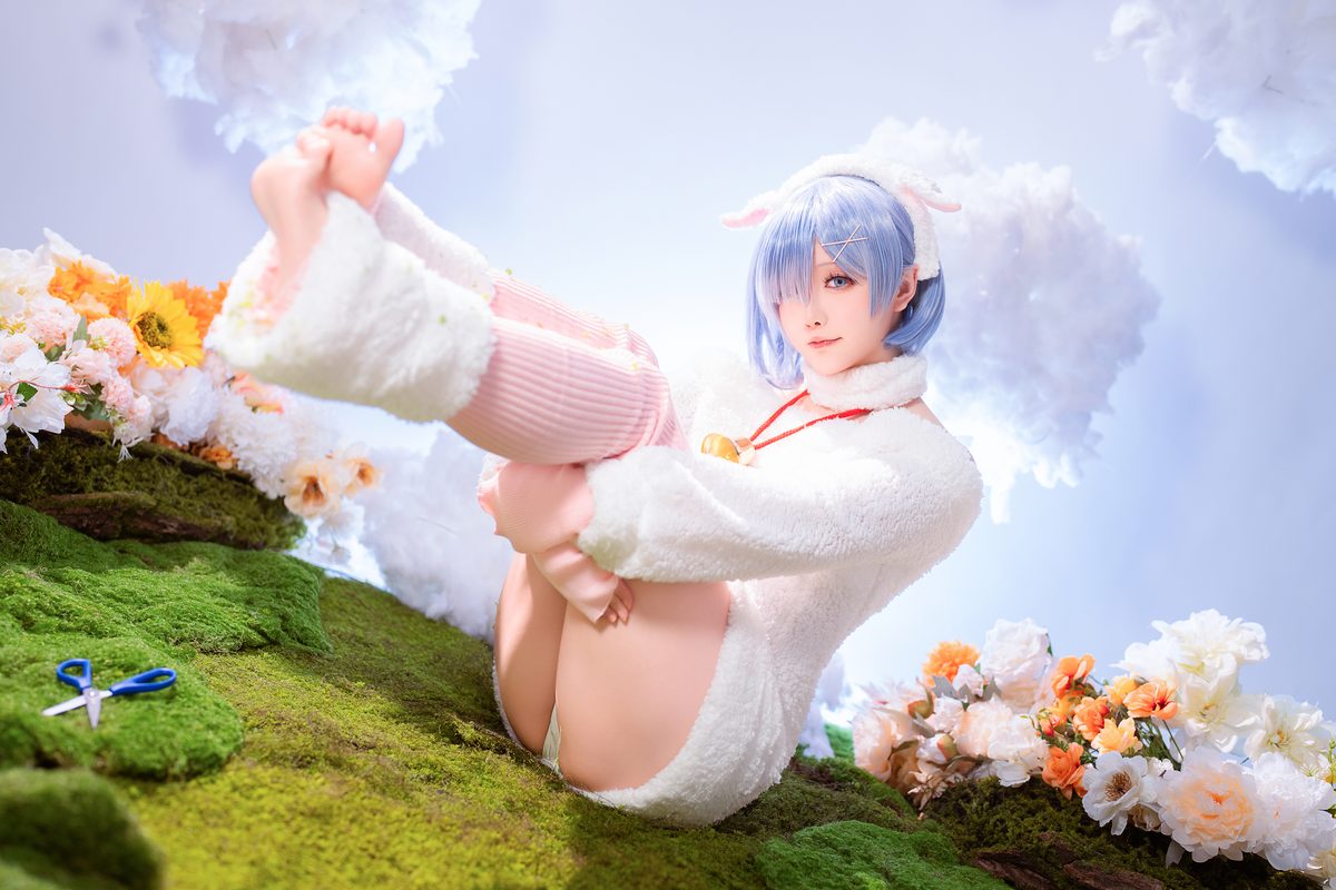 Coser@星之迟迟Hoshilily – 2024年01月计划赠品 RE 0 蕾姆 绵羊ver