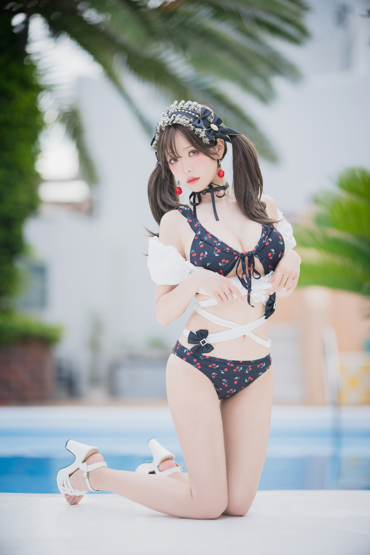 Cosplay ElyEE子 櫻桃地雷系少女 [39P]