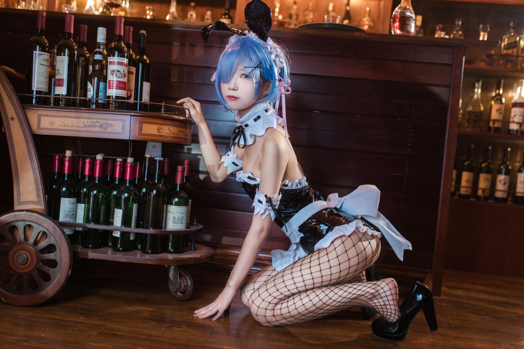 Coser@水淼Aqua Vol.025 蕾姆 兔女郎