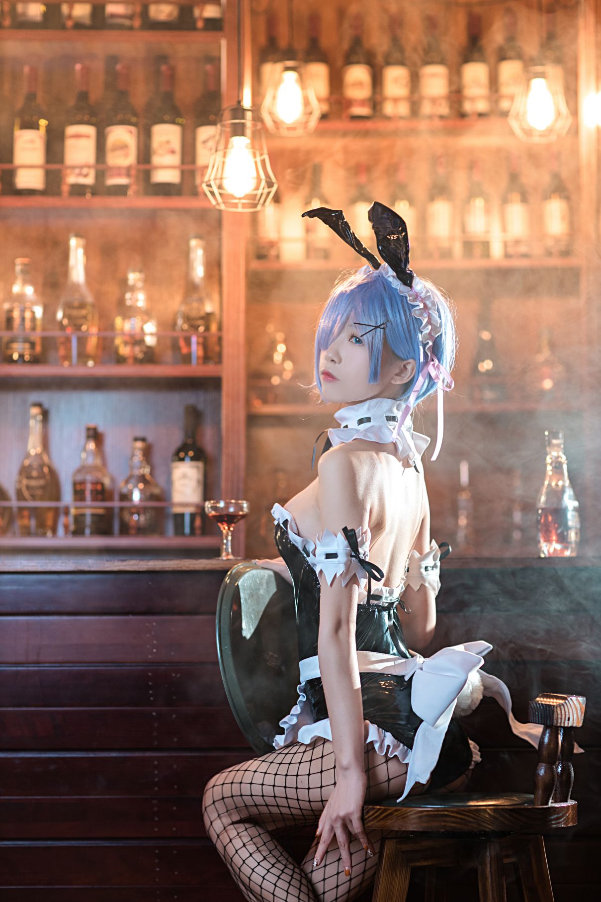 Coser@水淼Aqua Vol.025 蕾姆 兔女郎