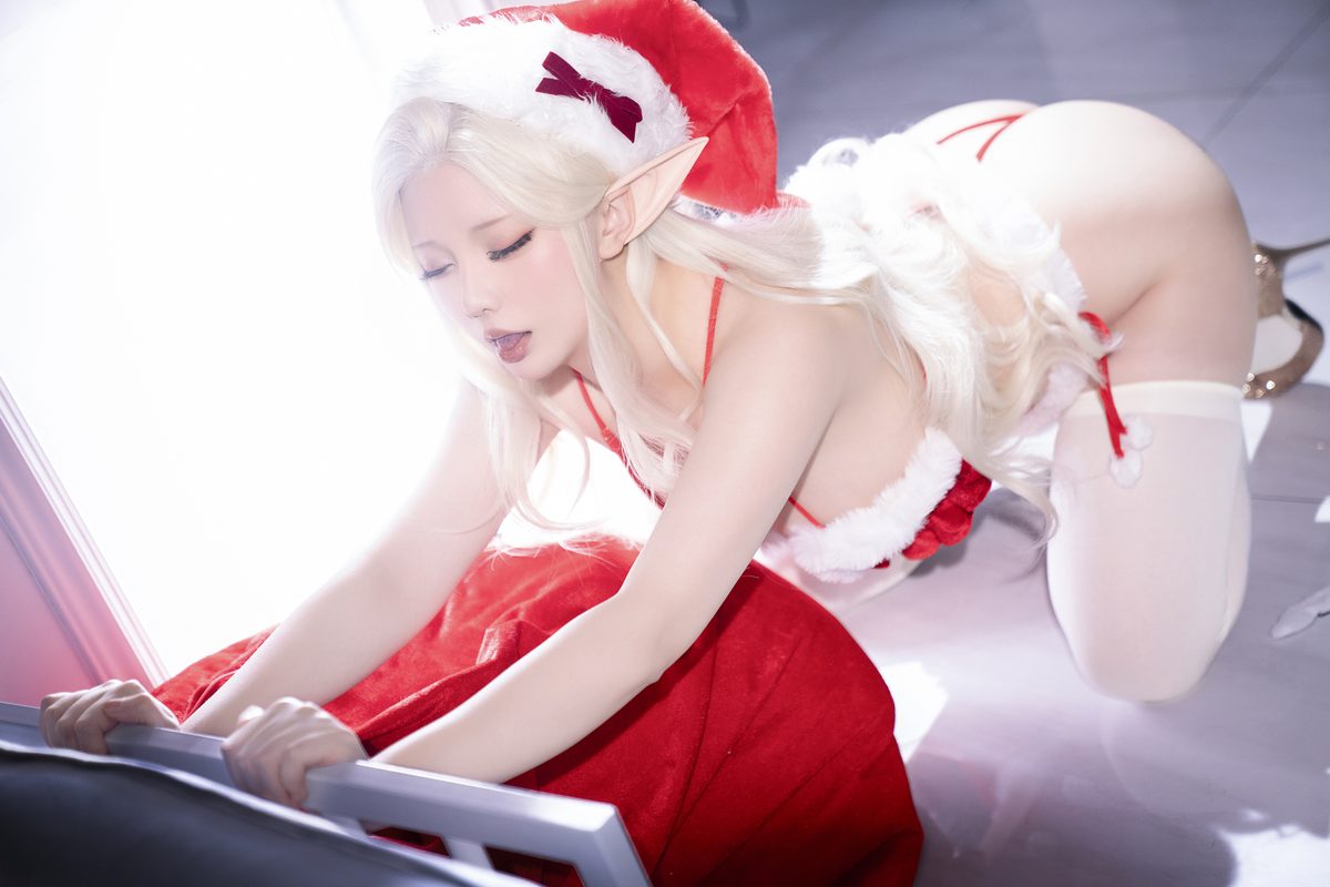 Coser@星之迟迟Hoshilily – 圣诞精灵篇B 圣诞老人 Part1